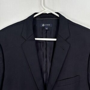 J.Crew Blazer Mens 40L Navy Ludlow Jacket Italian Wool Loro Piana Super‎ 120s